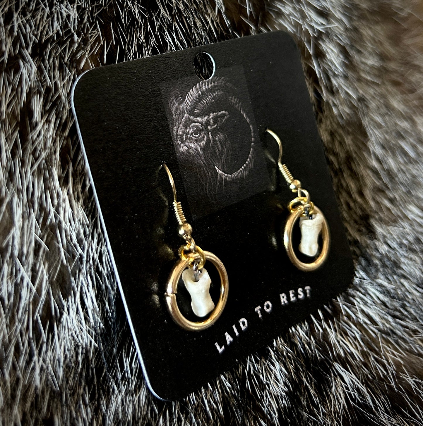 Porcupine Phalanges earrings