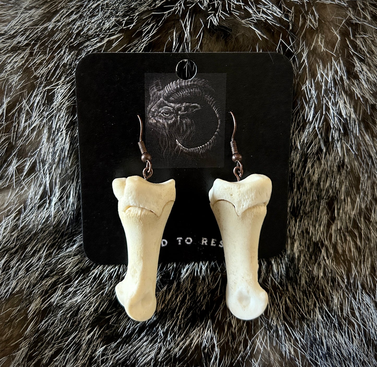 Deer Phalange Earrings