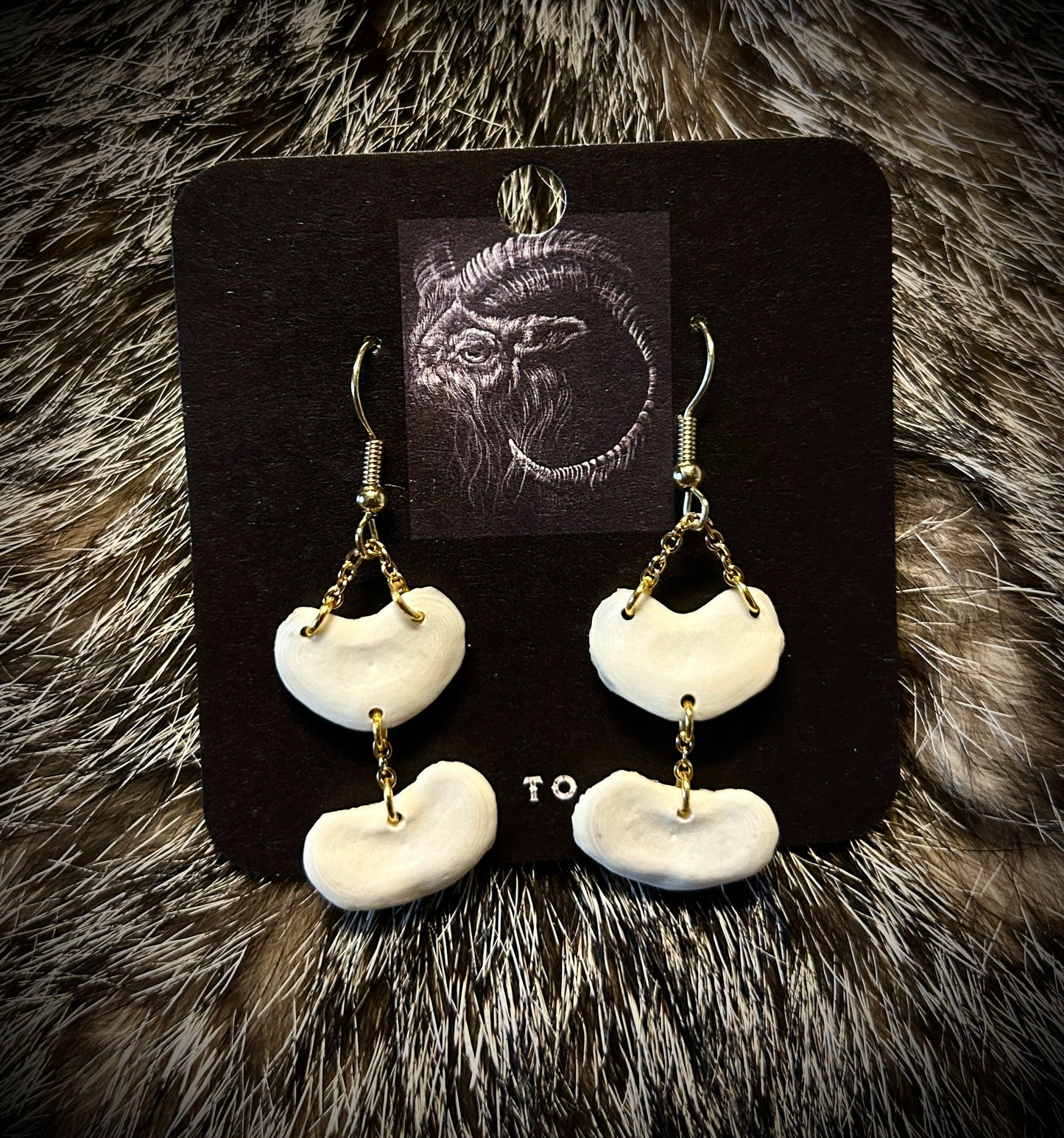 Coyote Patella Earrings
