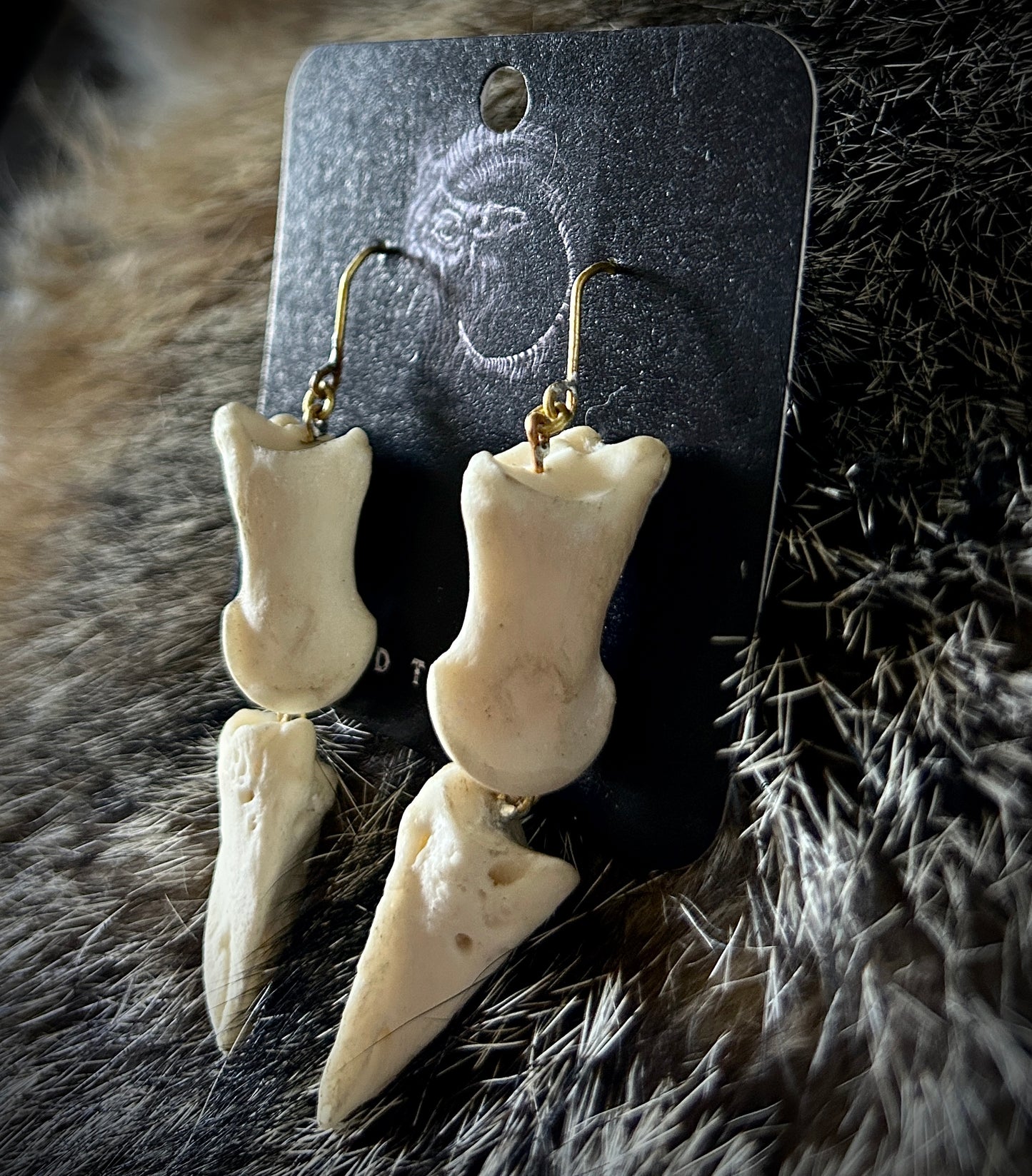 Deer Phalanges Earrings