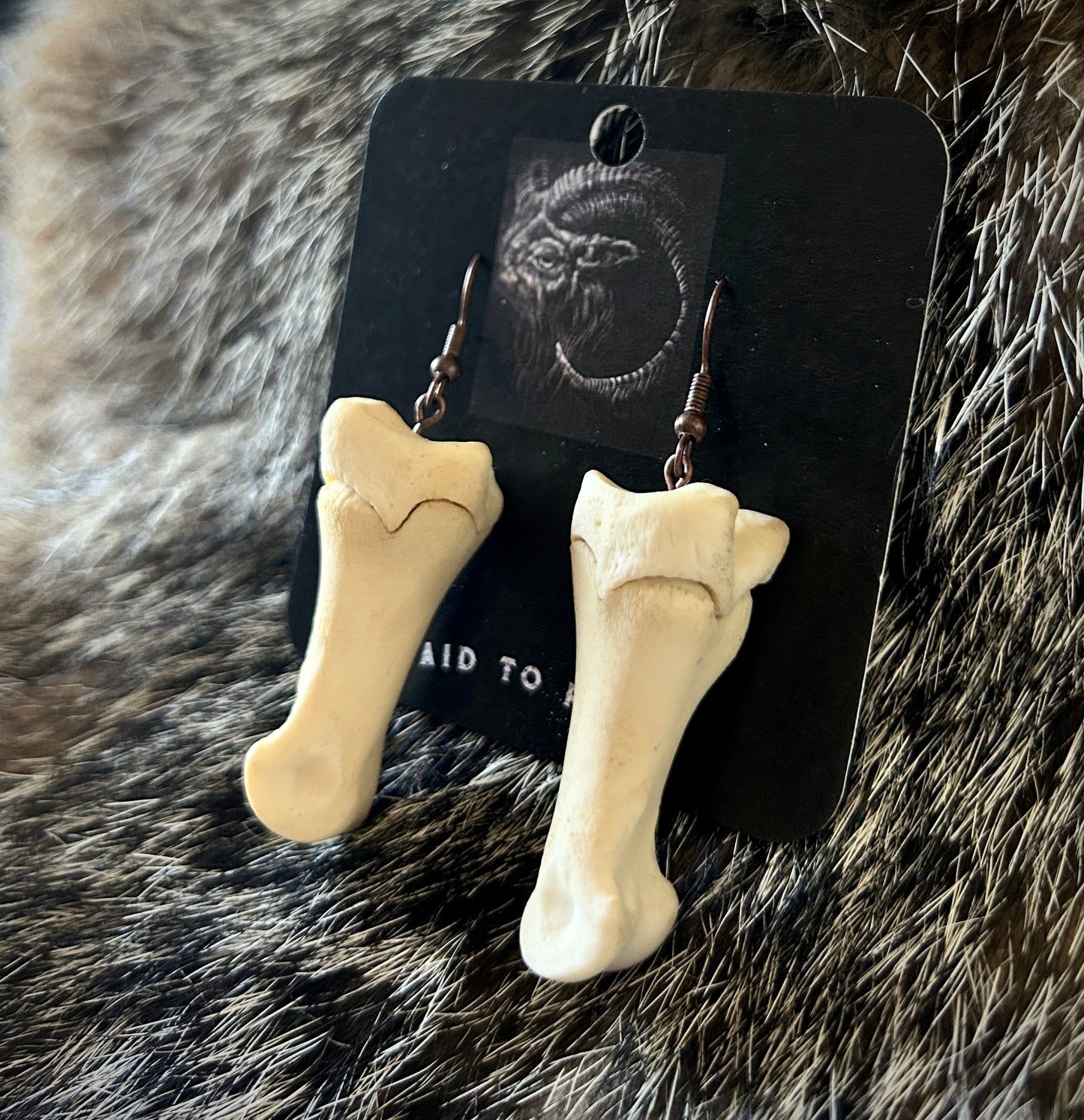 Deer Phalange Earrings
