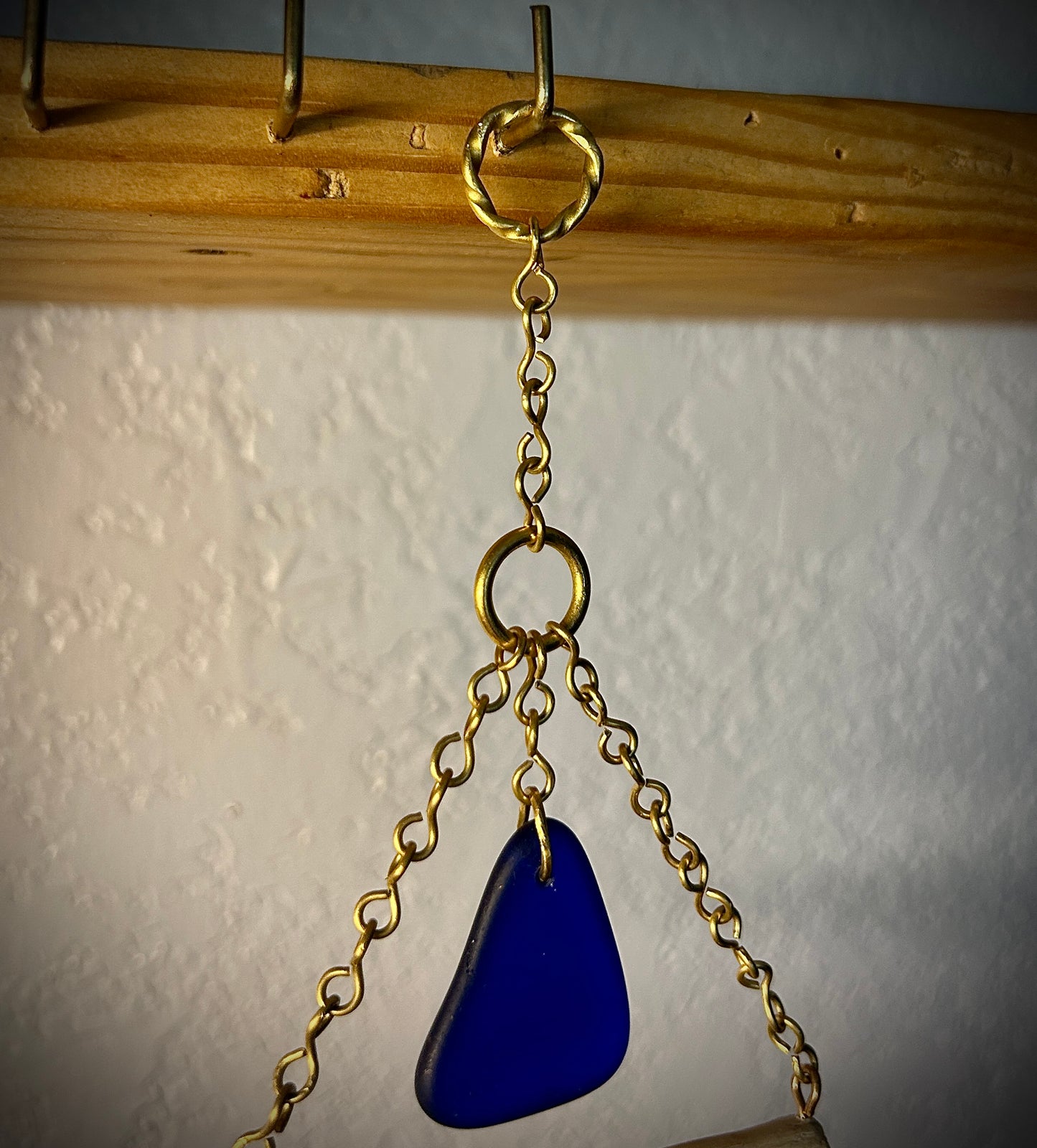 Sea Glass and Fox Bone Chime