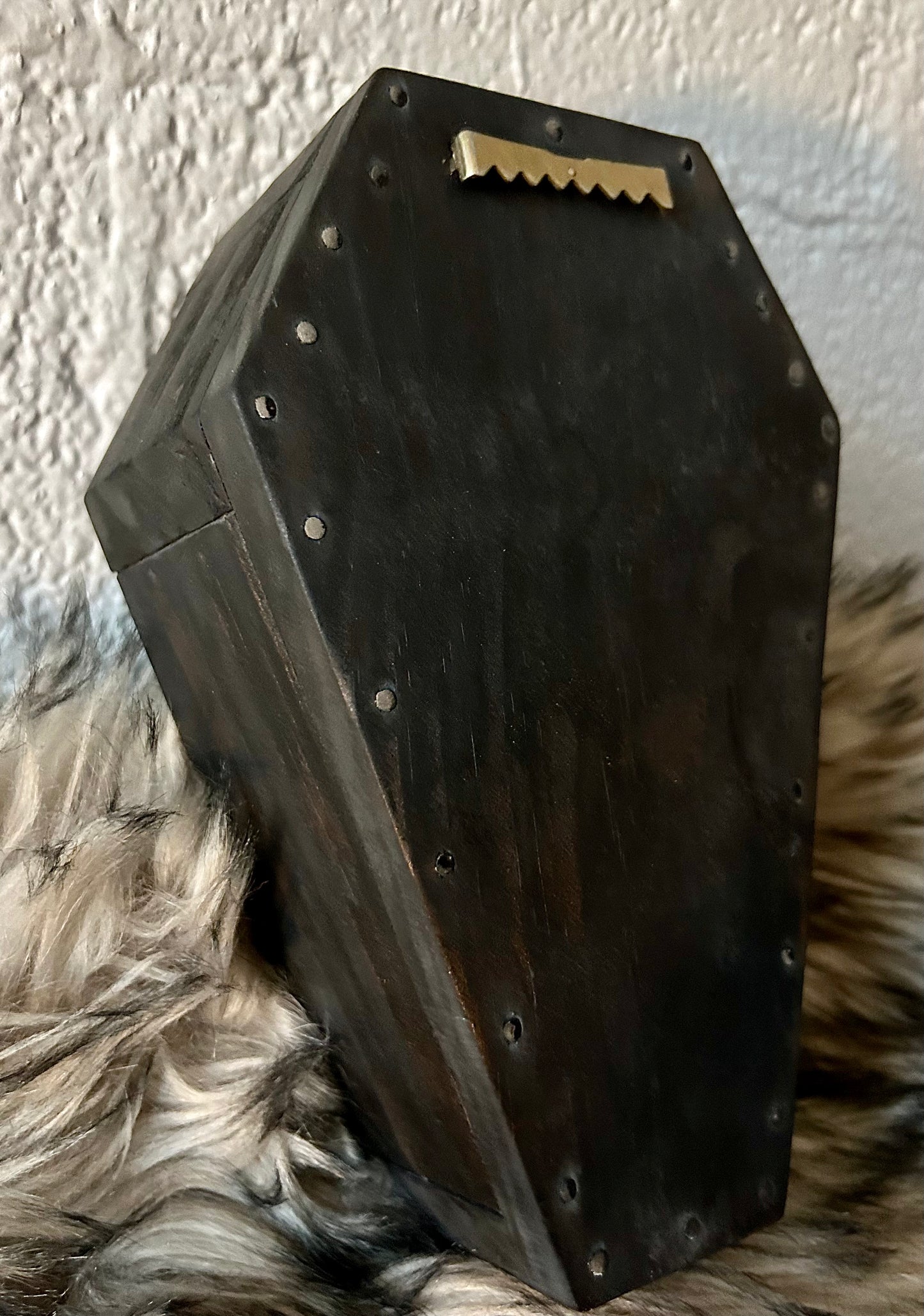 Charred Coffin Shelf - mini