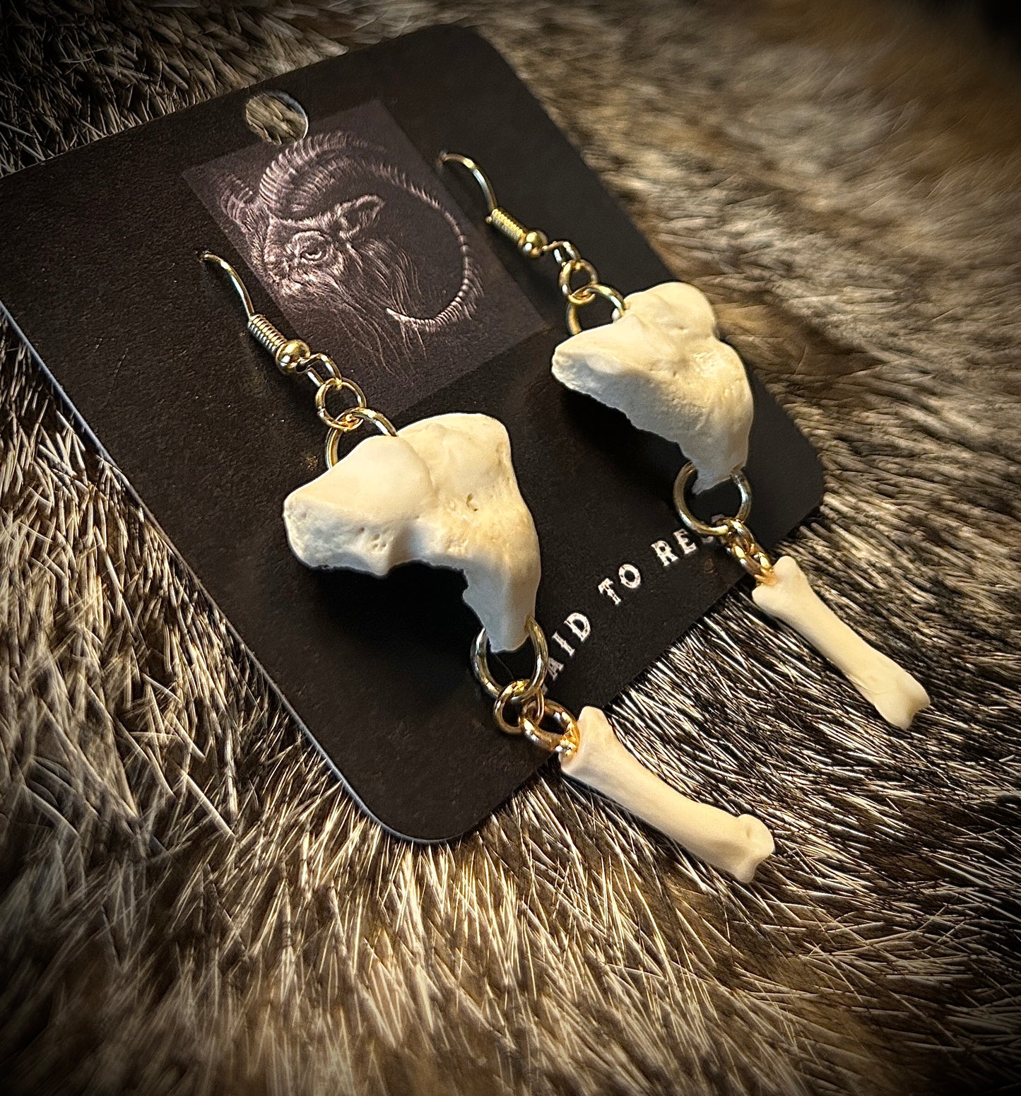 Fox Bone Earrings