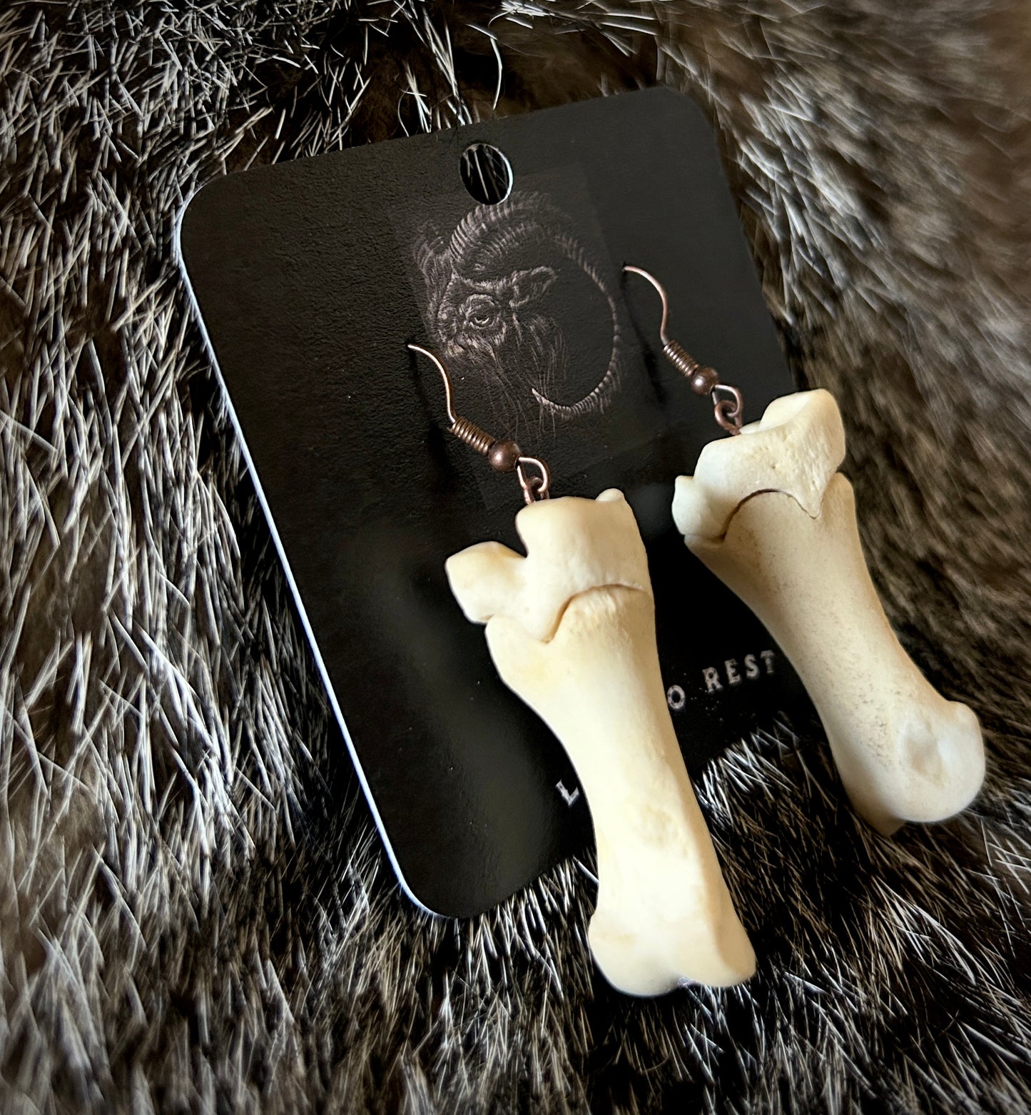 Deer Phalange Earrings