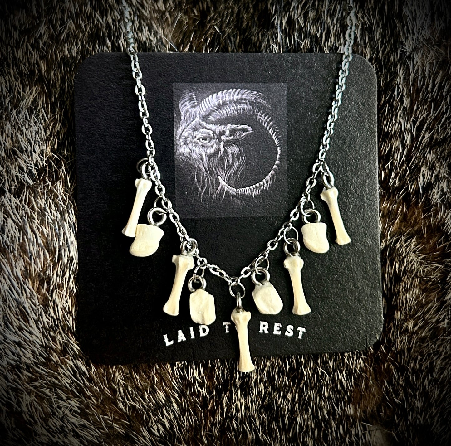 Raccoon Bones Necklace