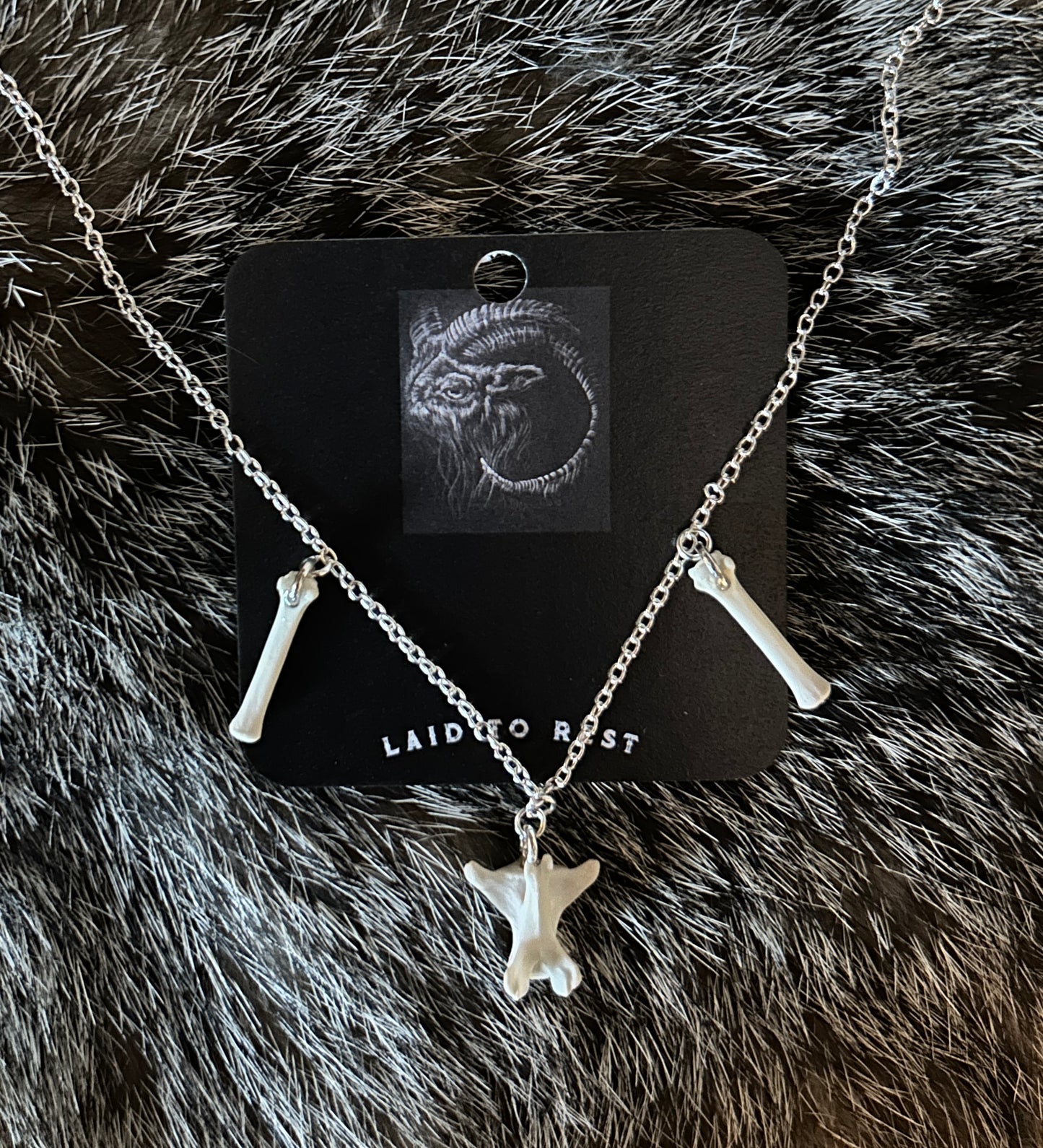 Fox Tail Bones Necklace