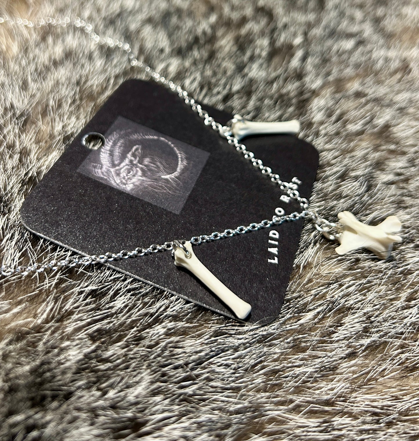 Fox Tail Bones Necklace