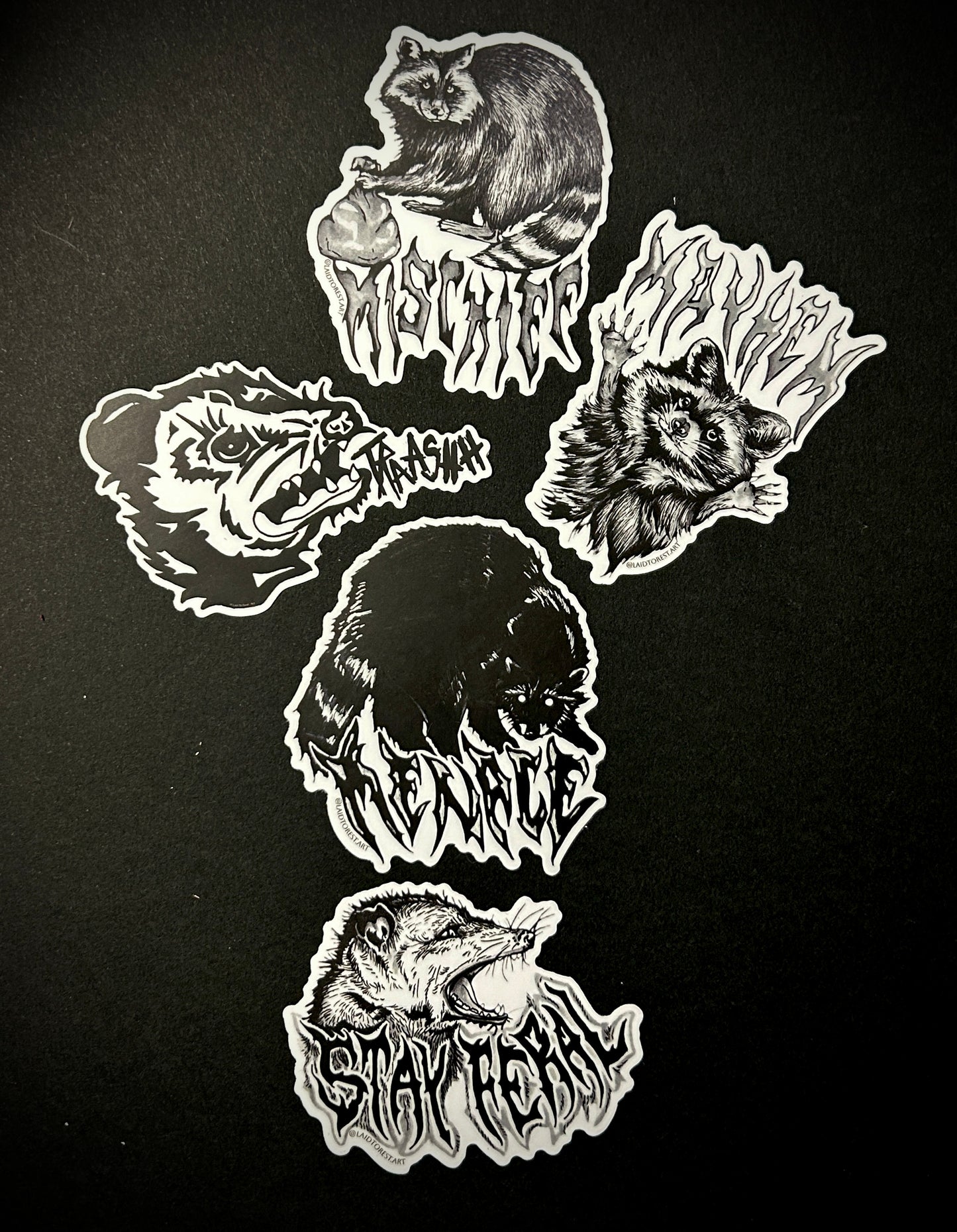 Feral Creature Stickers