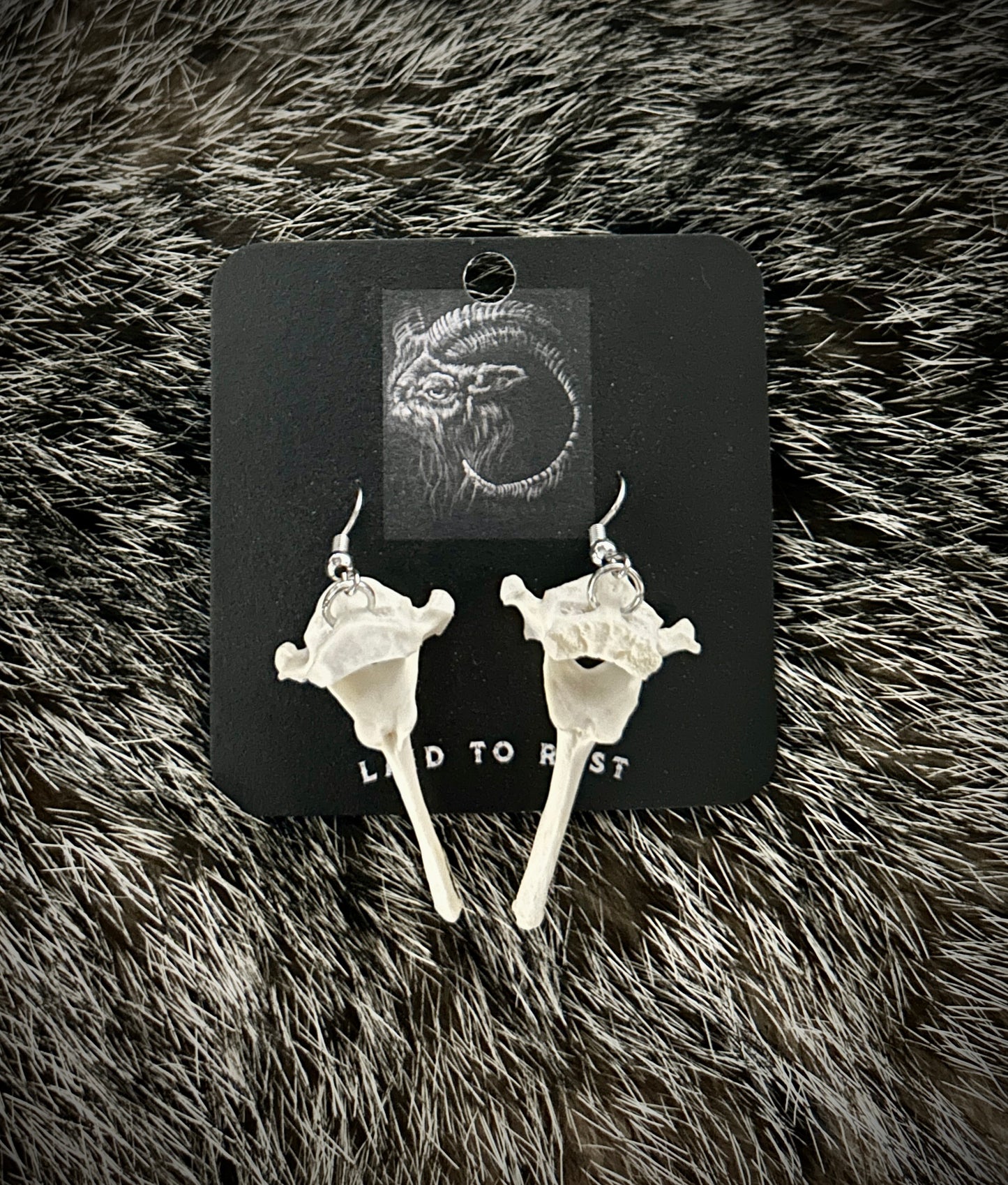 Fox Vertebrae Earrings