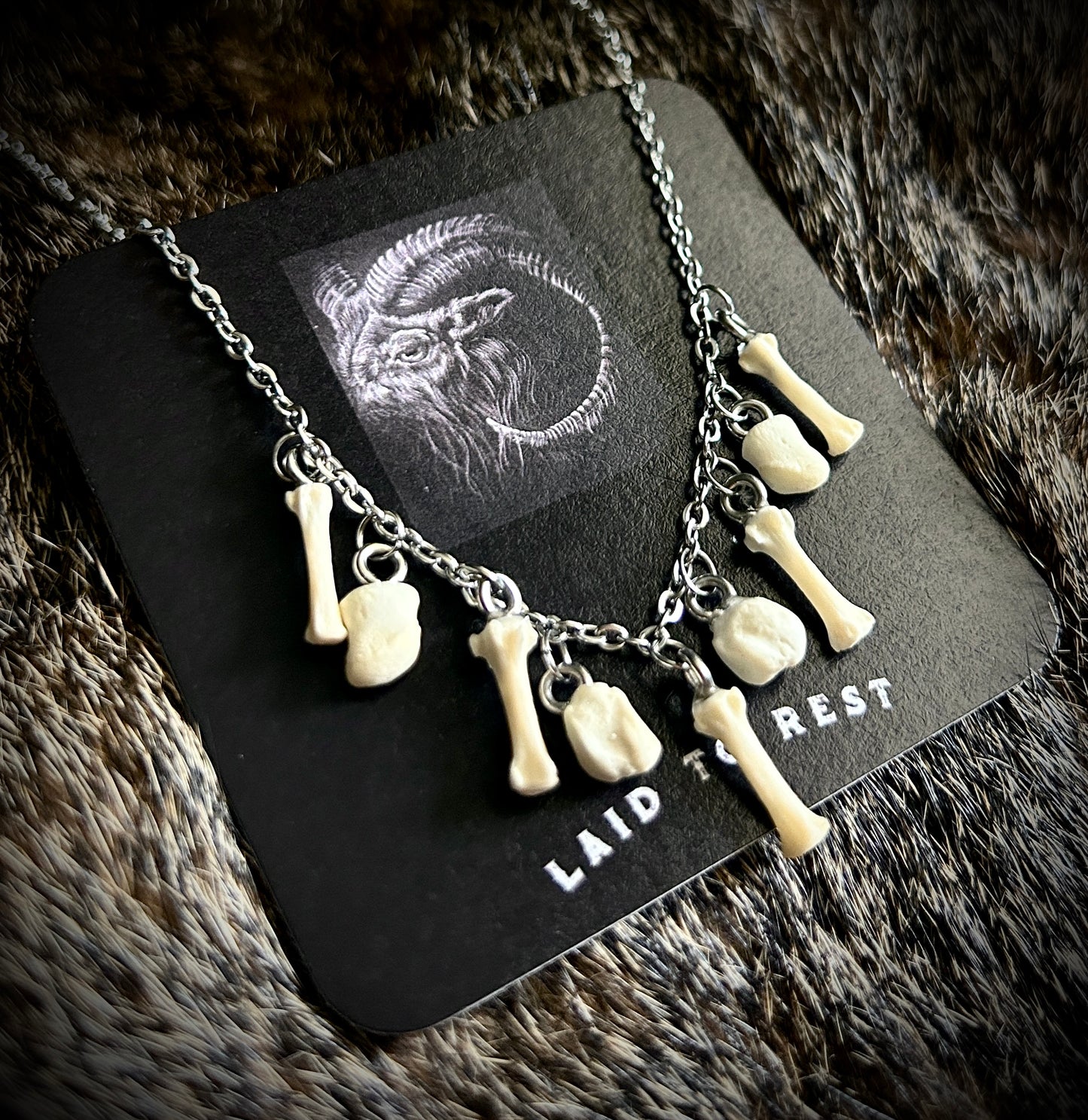Raccoon Bones Necklace