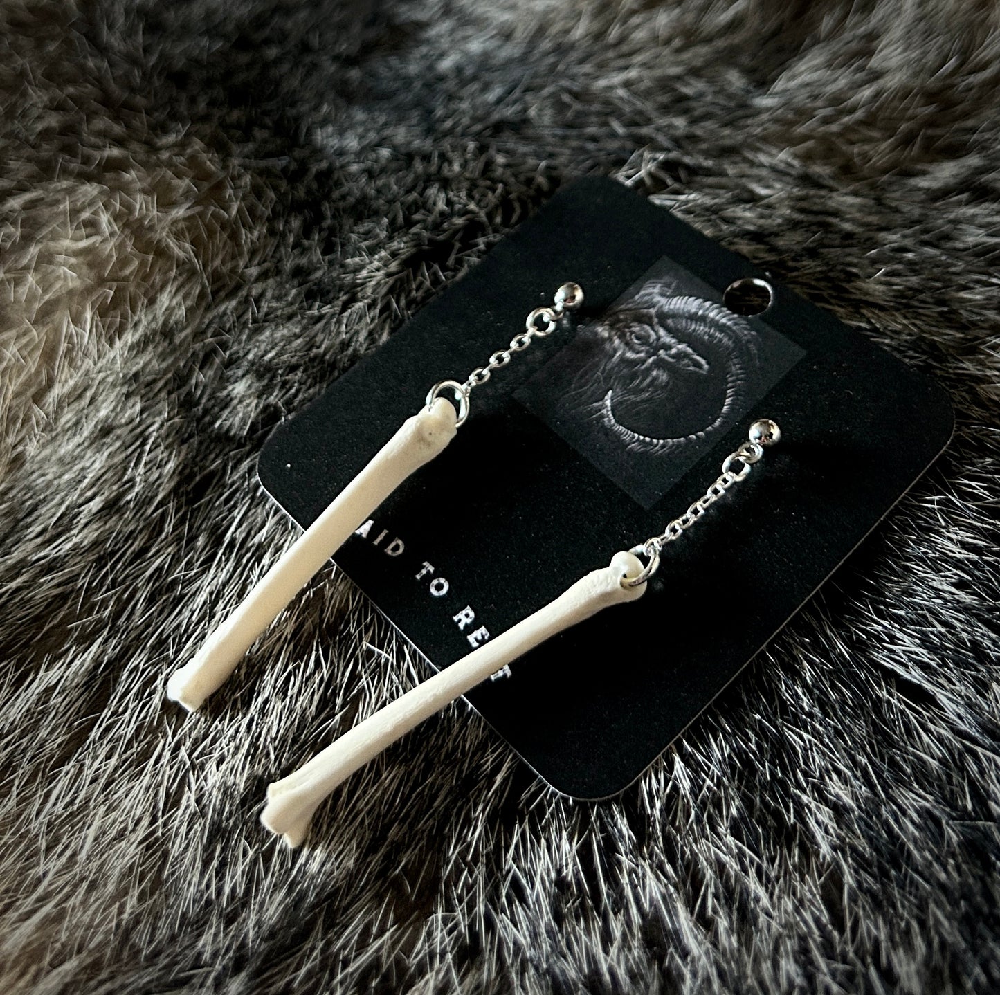 Fox Metatarsal Earrings