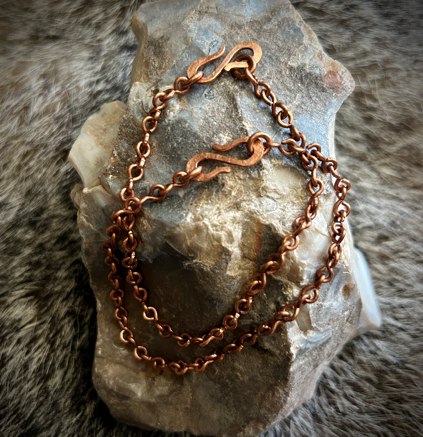 Brass and Copper Chain Bracelets