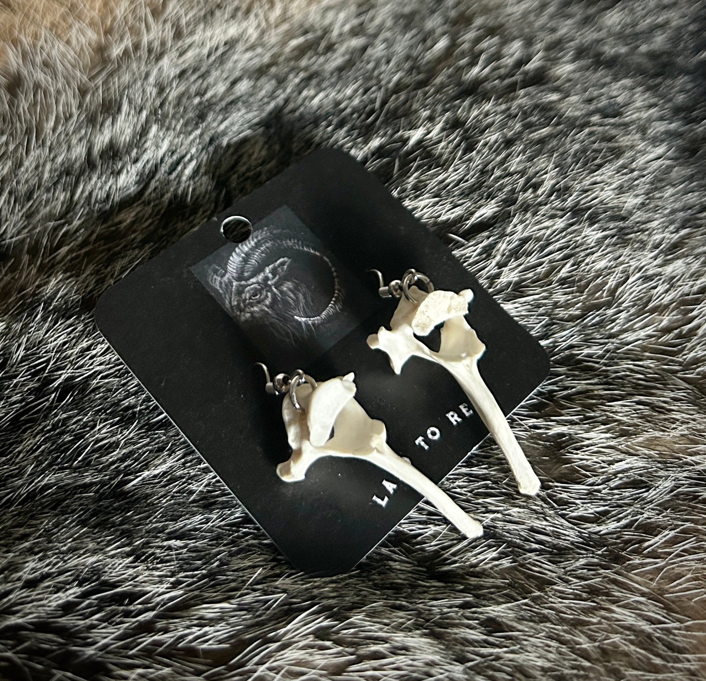 Fox Vertebrae Earrings