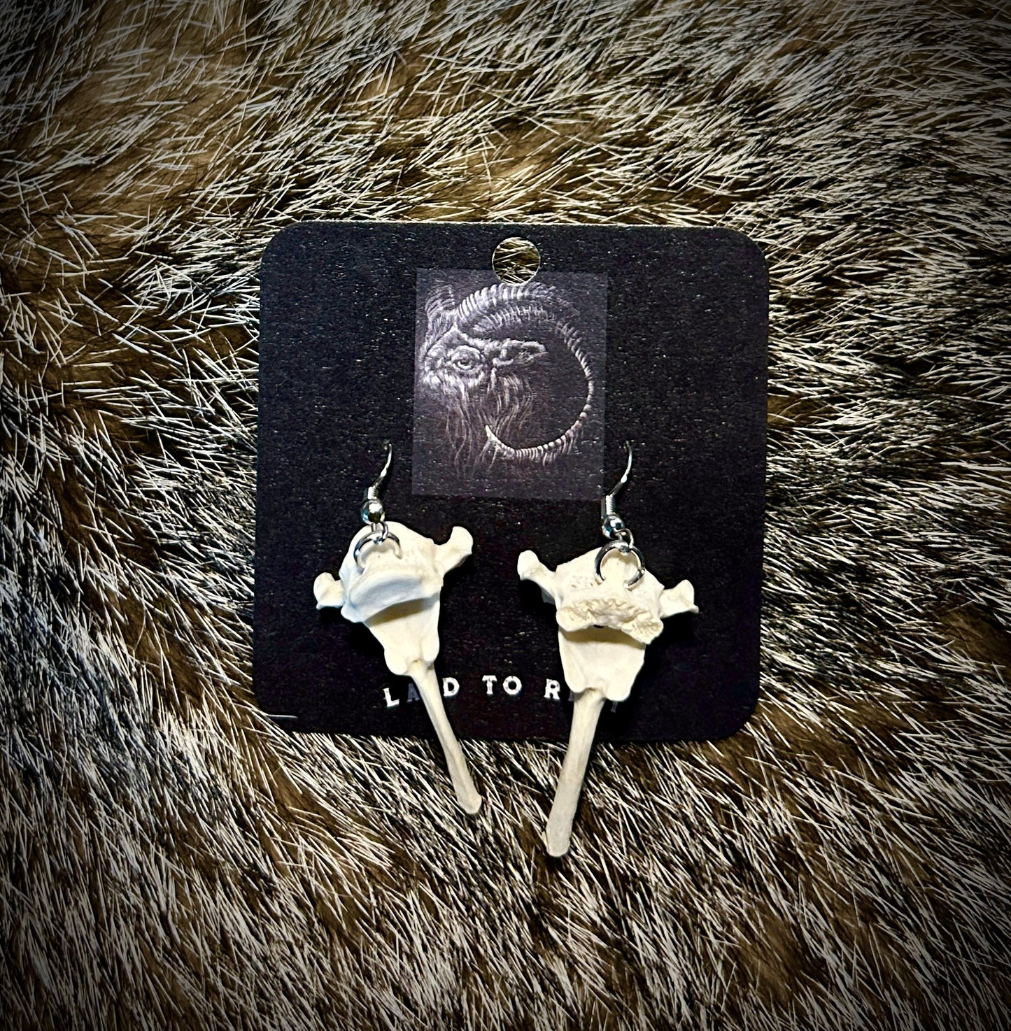 Fox Vertebrae Earrings