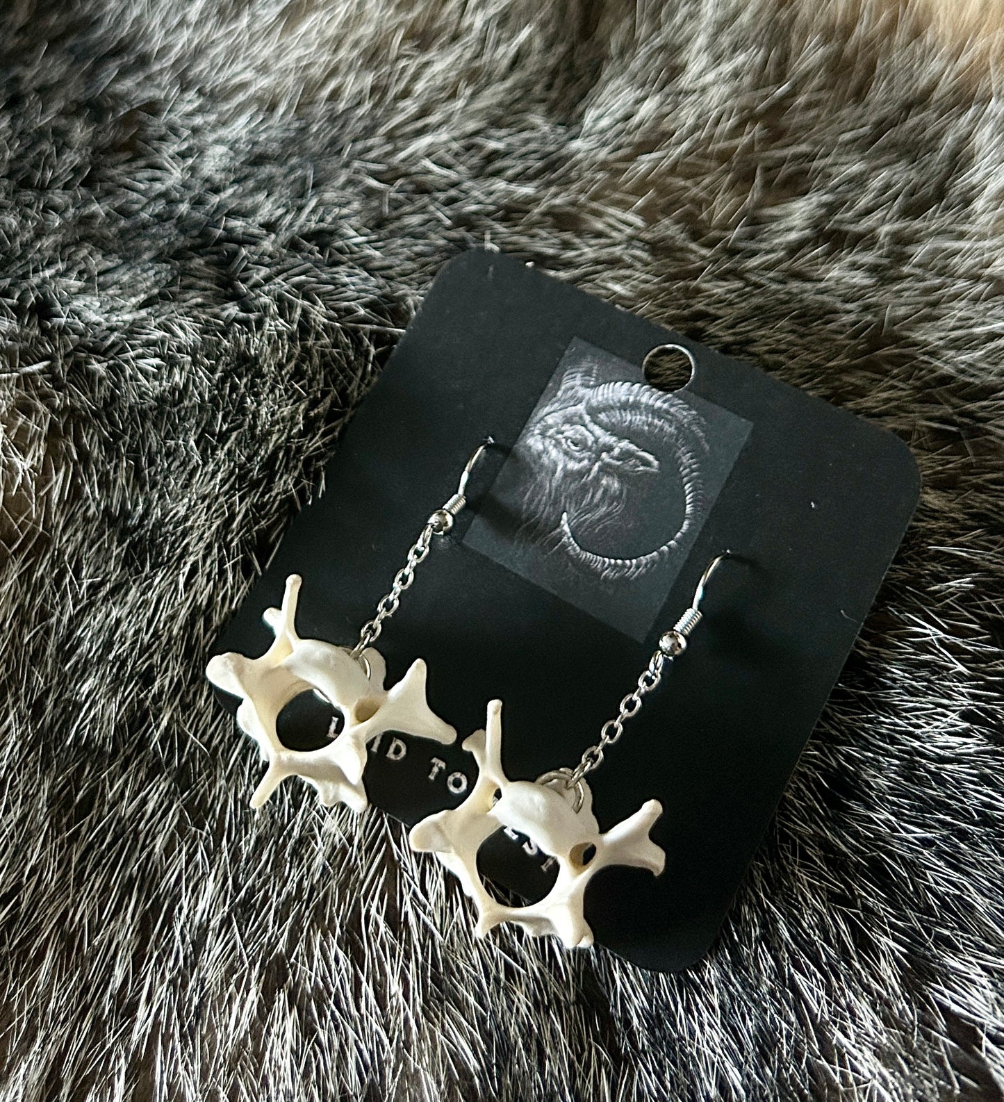 Fox Vertebrae Earrings