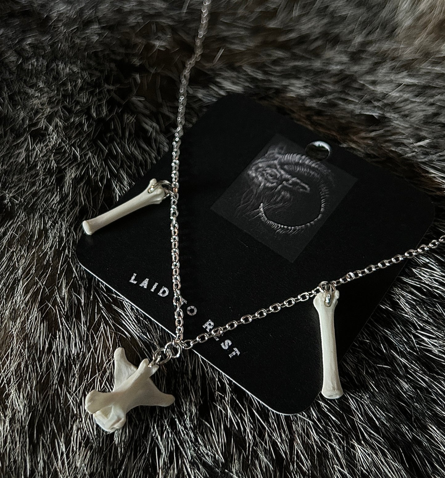 Fox Tail Bones Necklace