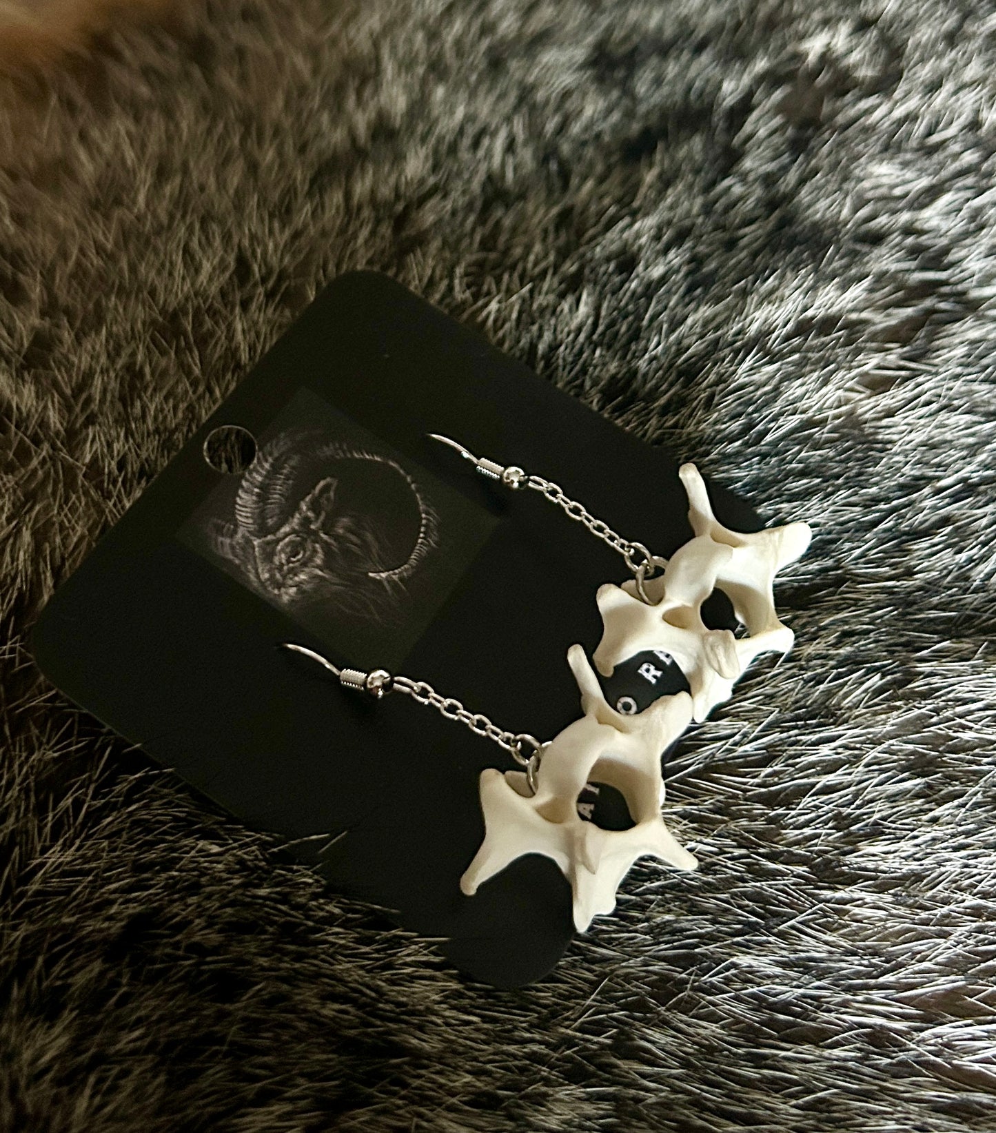 Fox Vertebrae Earrings