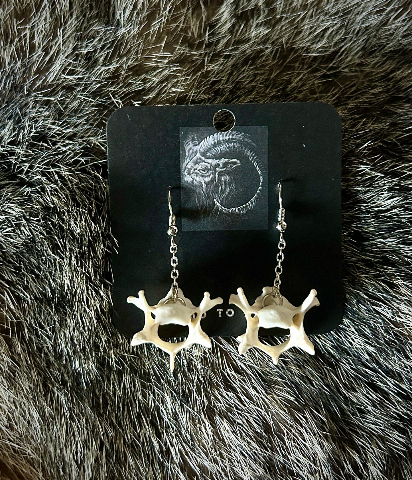 Fox Vertebrae Earrings