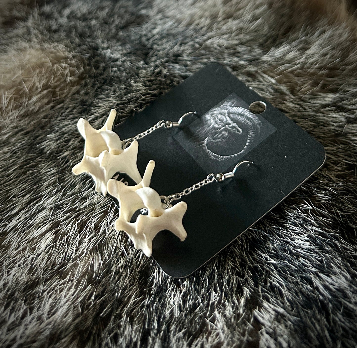 Fox Vertebrae Earrings