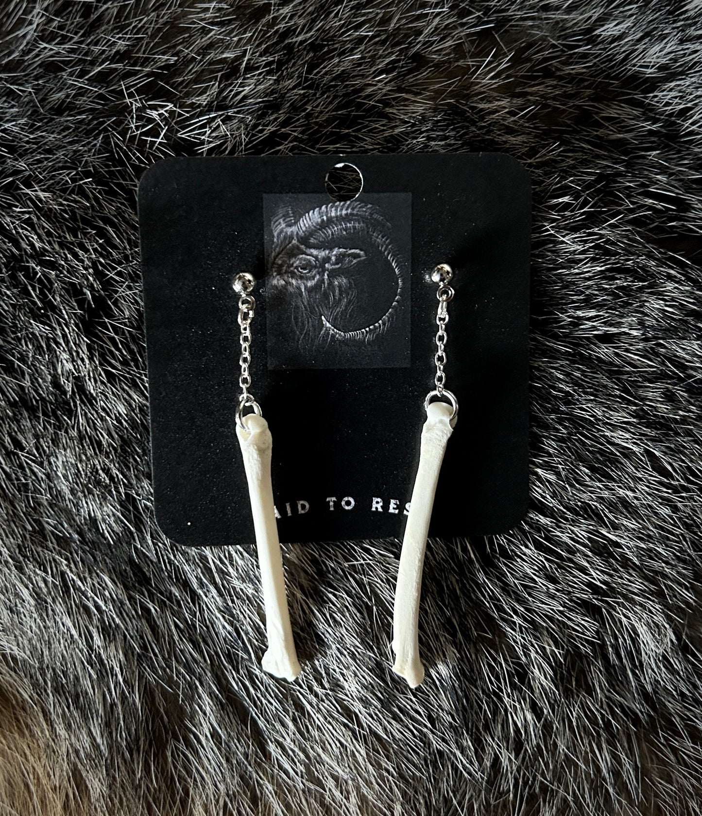 Fox Metatarsal Earrings