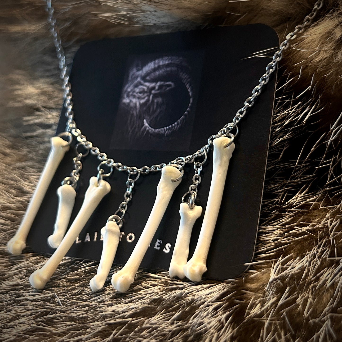 Raccoon Phalanges Necklace