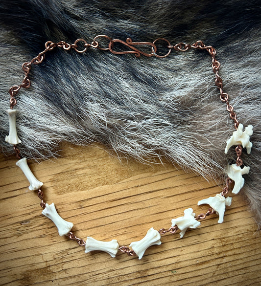 Coyote tail copper Necklace