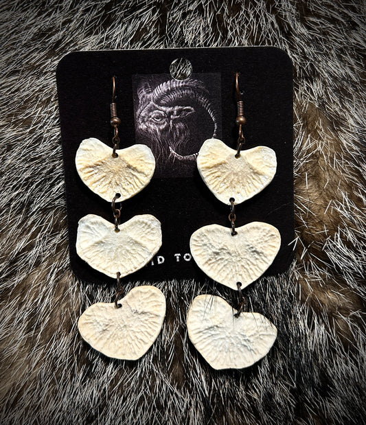 Deer Patella Dangle Earrings