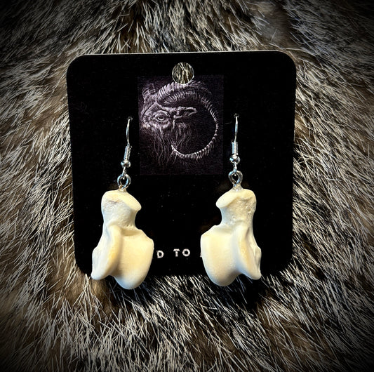 Raccoon Calcaneus Earrings
