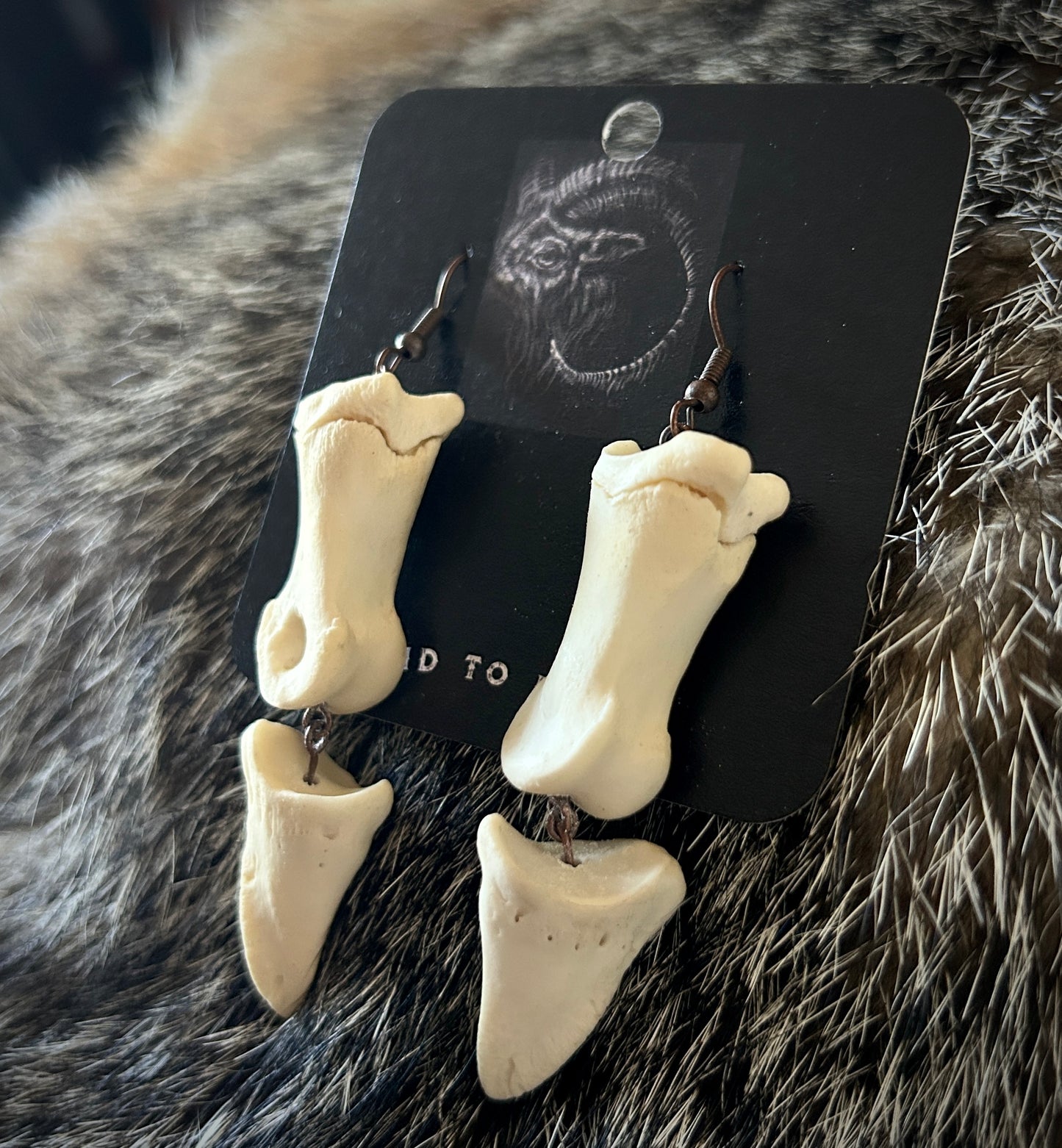 Deer Phalanges Earrings