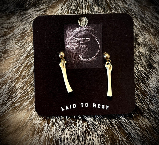 Skunk Phalanges earrings