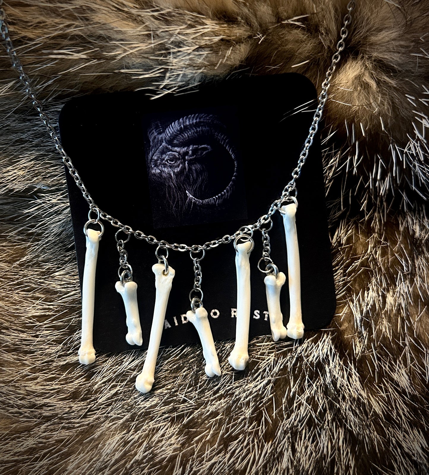 Raccoon Phalanges Necklace