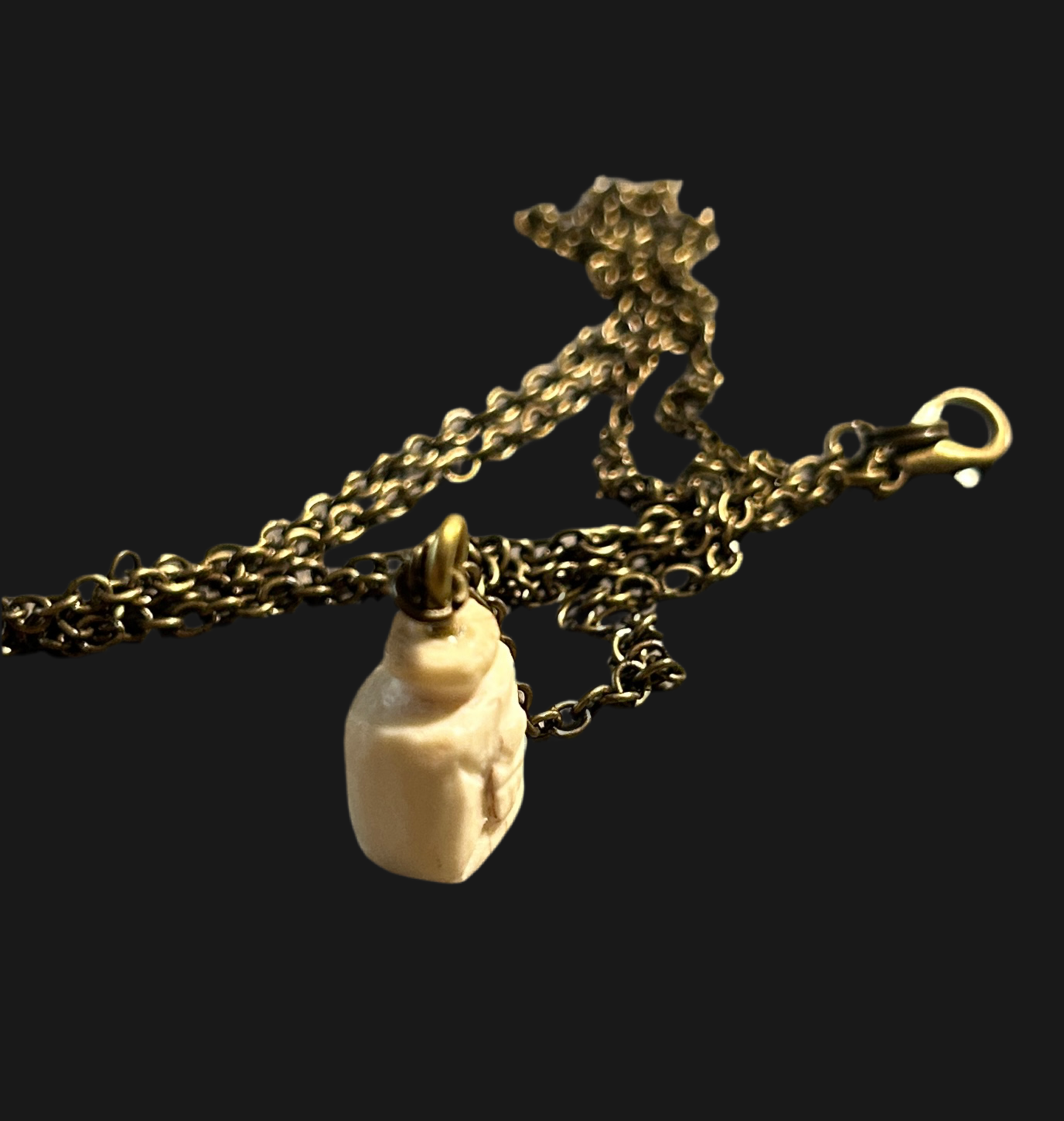 Bone Potion Bottle necklace