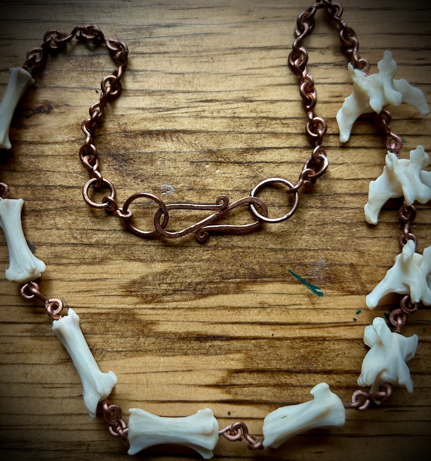 Coyote tail copper Necklace