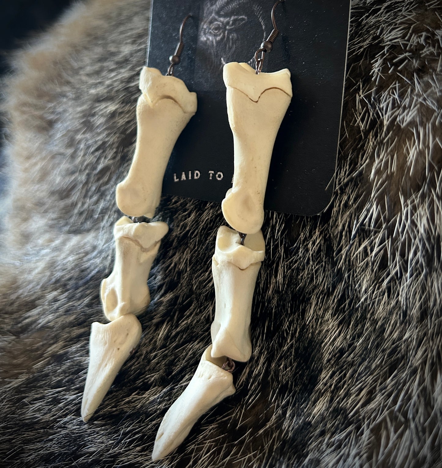 Deer Phalanges Earrings