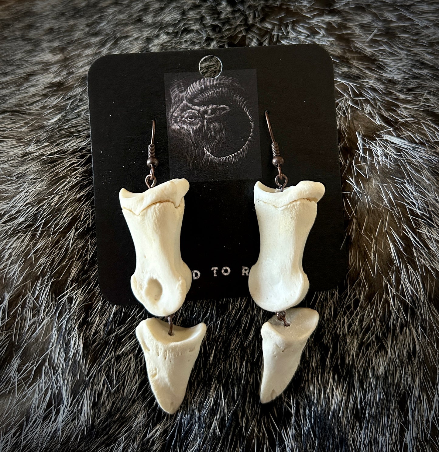 Deer Phalanges Earrings