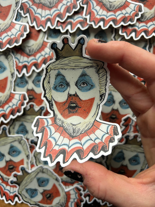Trump Clown sticker pack