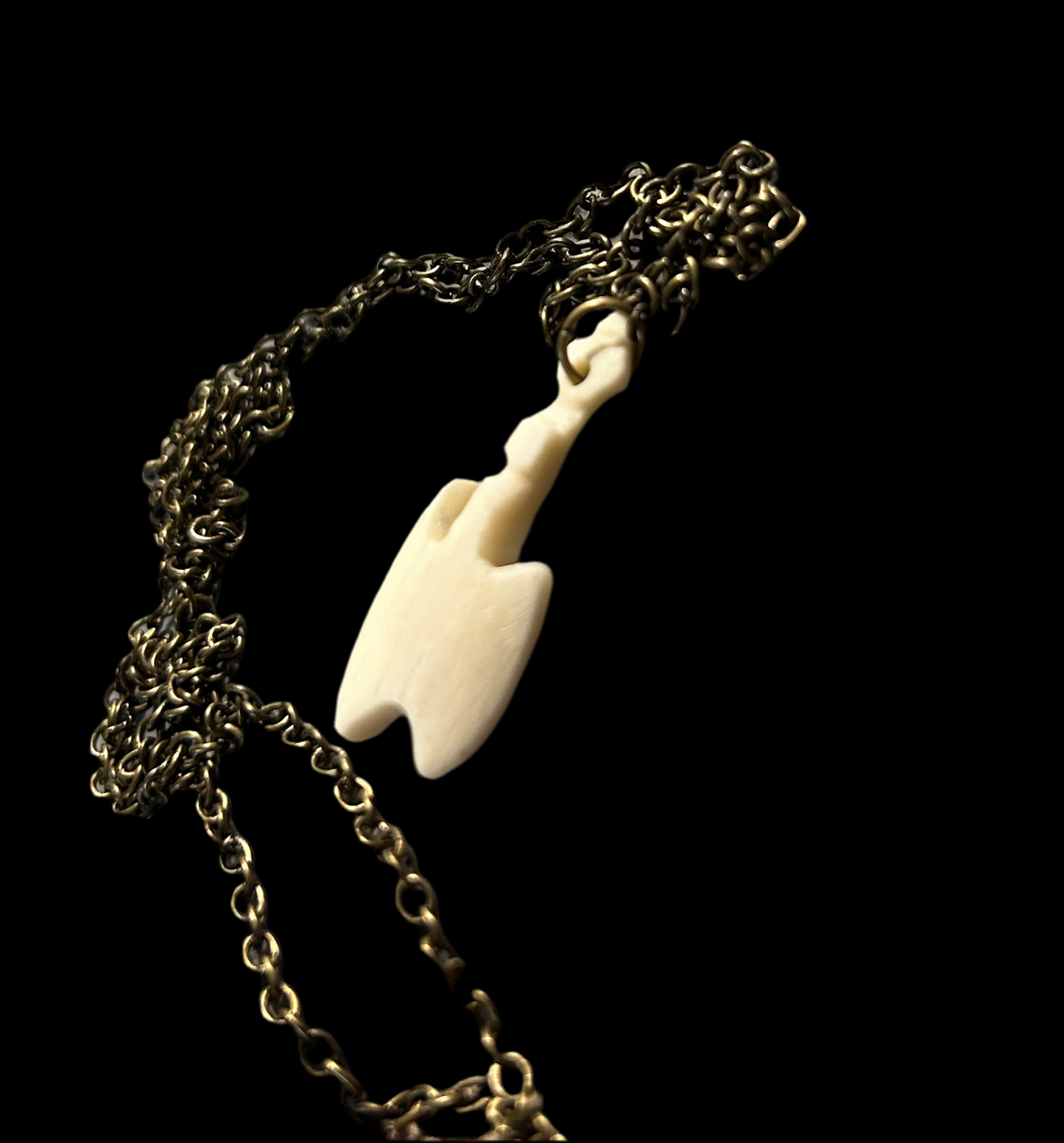 Bone Battle Axe necklace