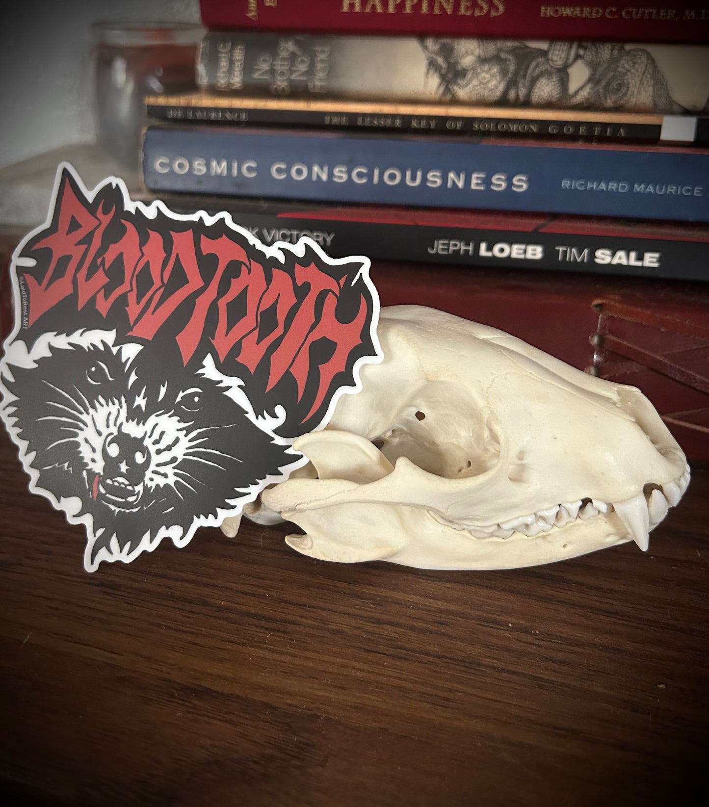 Bloodtooth Vinyl Sticker