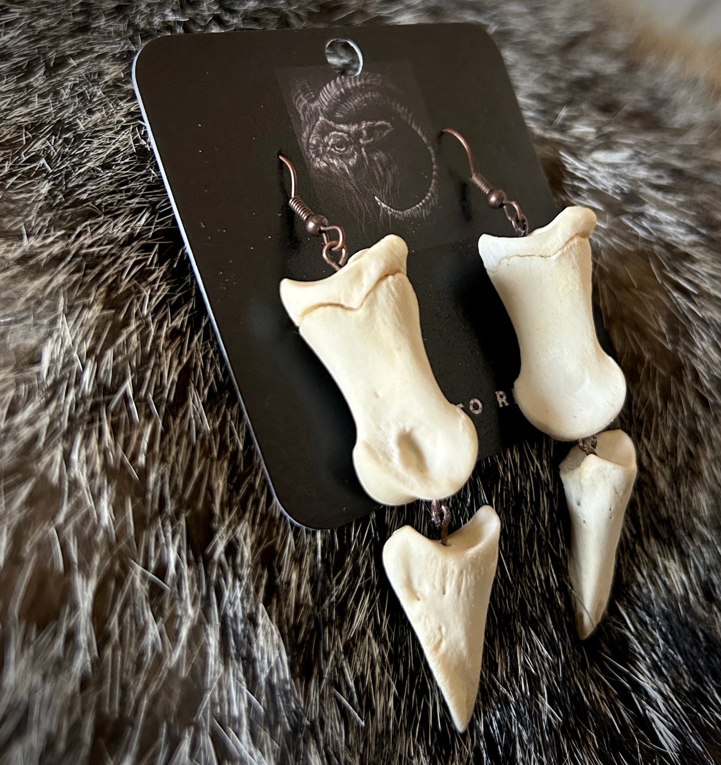 Deer Phalanges Earrings