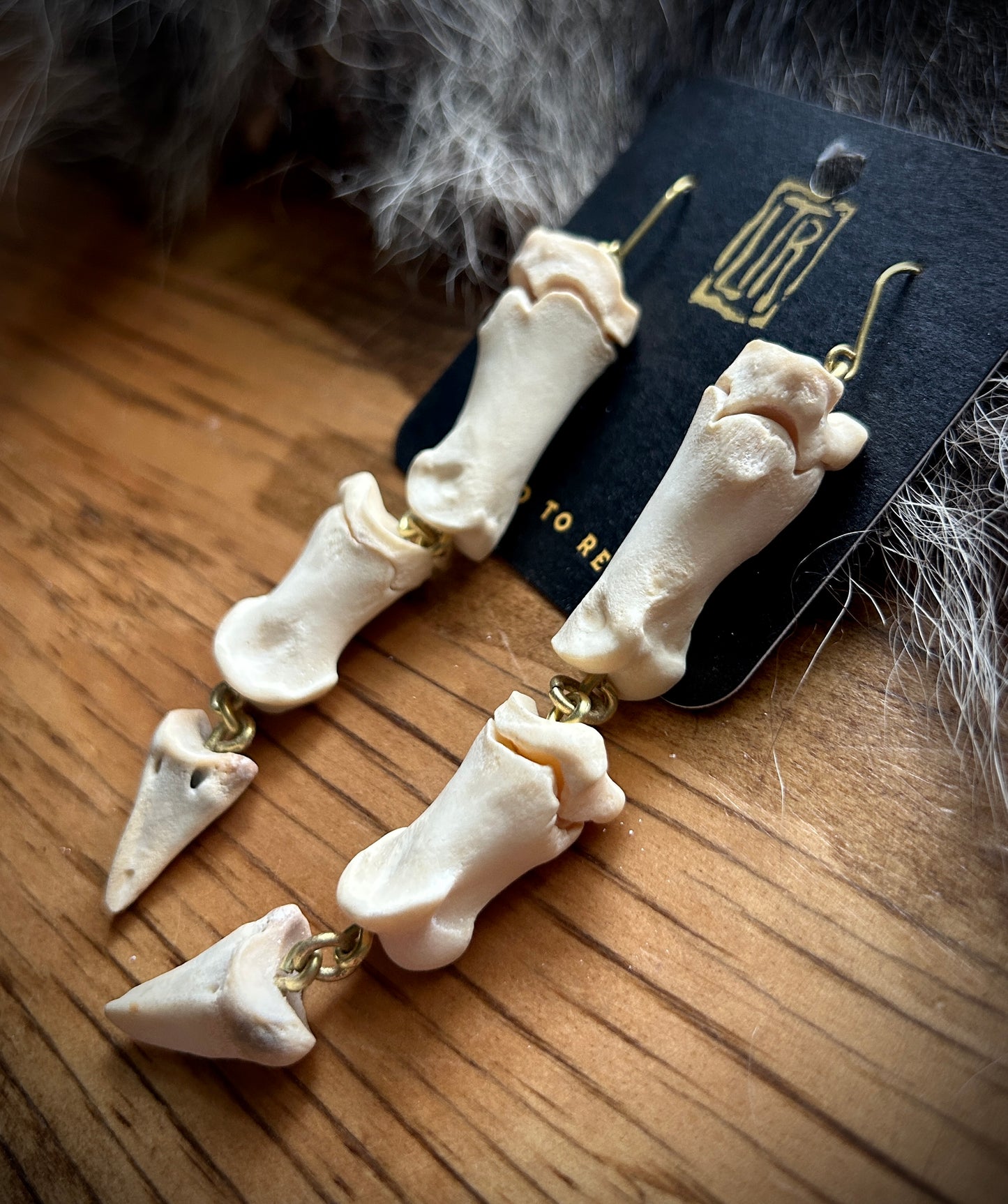 Deer Phalanges Earrings