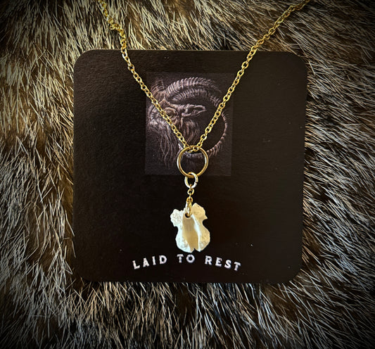 Possum vertebrae fragment pendant