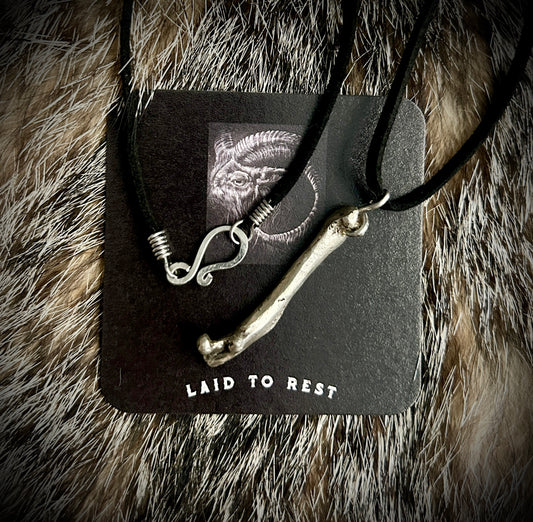 Silver Femur Pendant