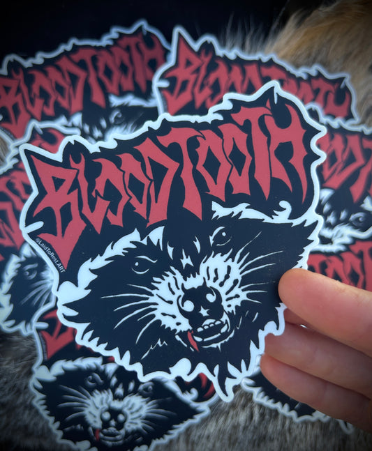 Bloodtooth Vinyl Sticker