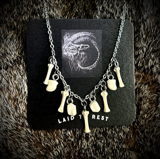 Raccoon Bones Necklace