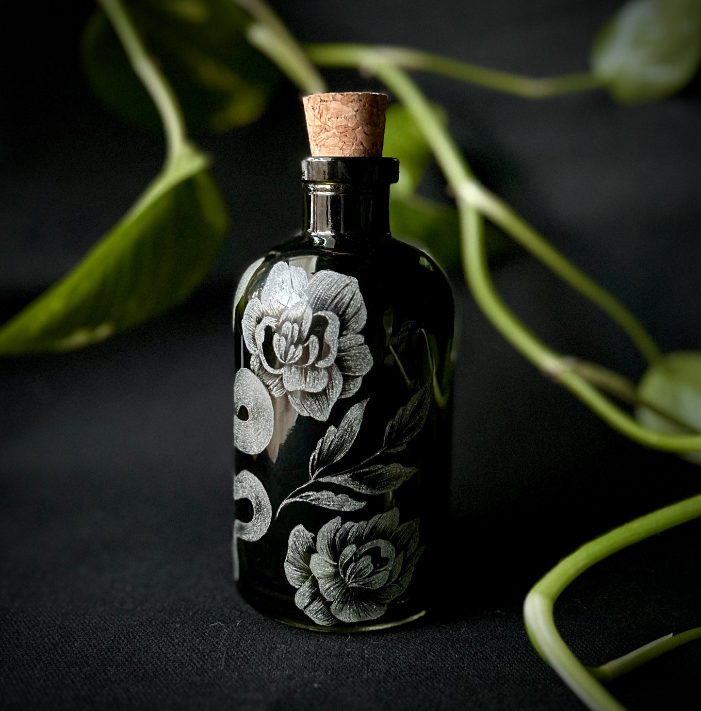 Snake Hand-etched Bottle