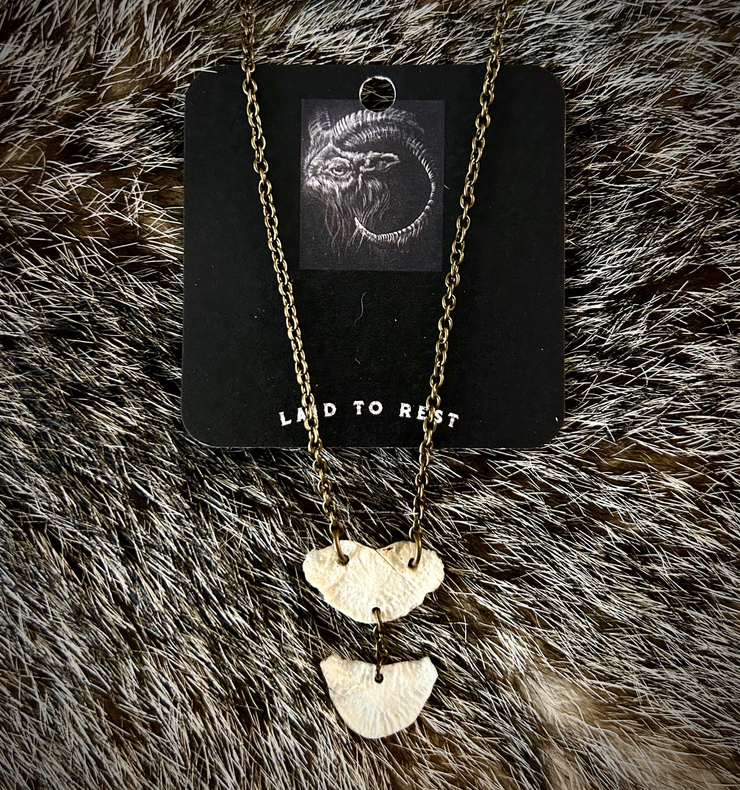 Raccoon Patella necklace