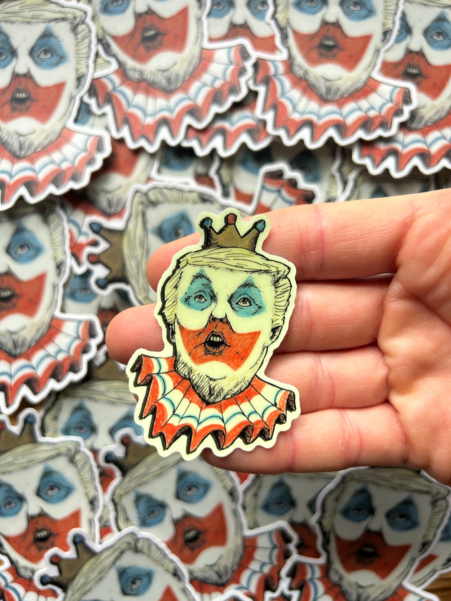 Trump Clown sticker pack