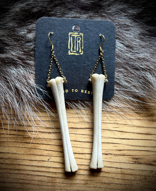 Fawn Metacarpal earrings